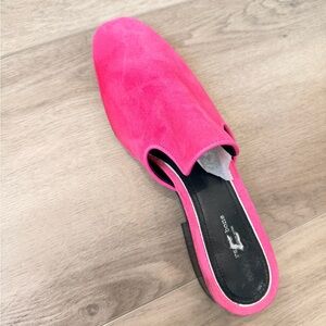 Rag & Bone Mules in Hot Pink